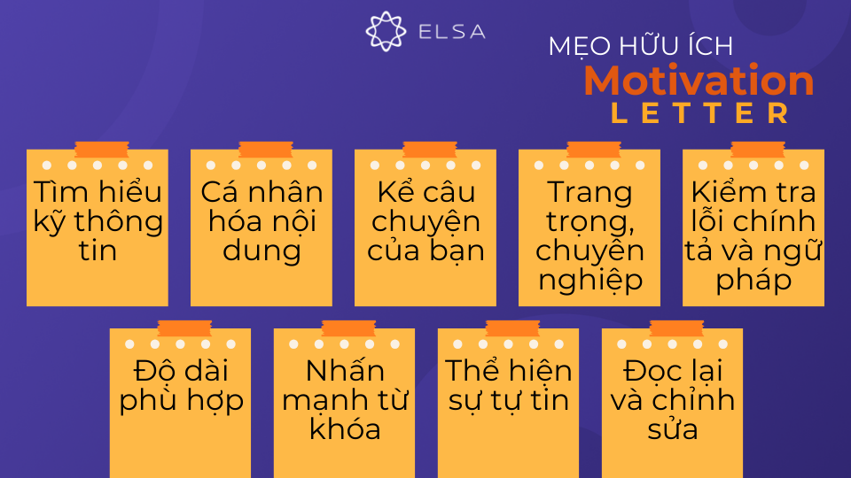 Những mẹo nhỏ nhưng vô cùng hiệu quả để viết Motivation letter thật tốt Những mẹo nhỏ nhưng vô cùng hiệu quả để viết Motivation letter thật tốt