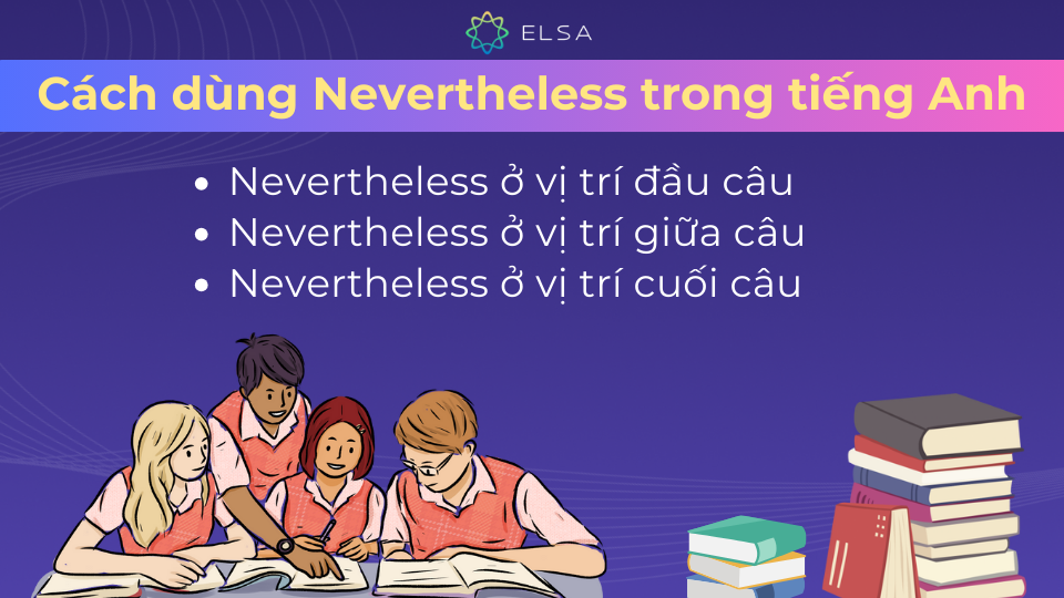 3 vị trí đứng của Nevertheless trong câu 3 vị trí đứng của Nevertheless trong câu