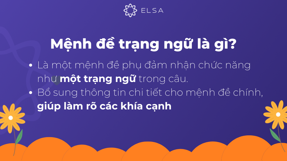 Khái niệm mệnh đề trạng ngữ