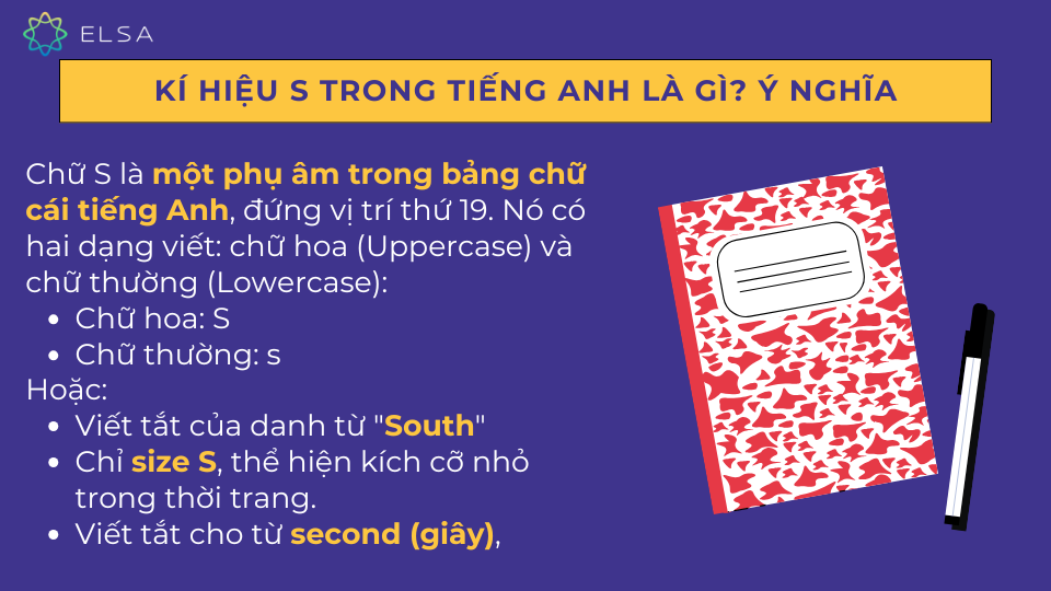 Ý nghĩa của ký hiệu S