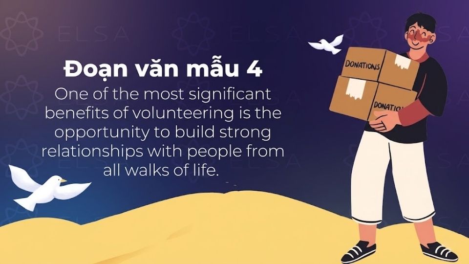 Đoạn văn mẫu số 4 về chủ đề Talk about the benefits of volunteering activities hấp dẫn
