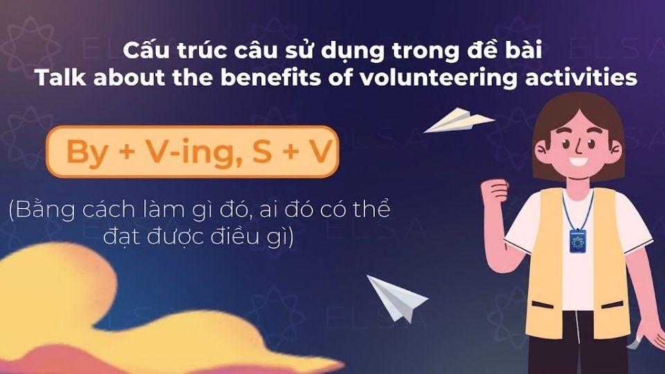 Cấu trúc câu By + V-ing, S + V