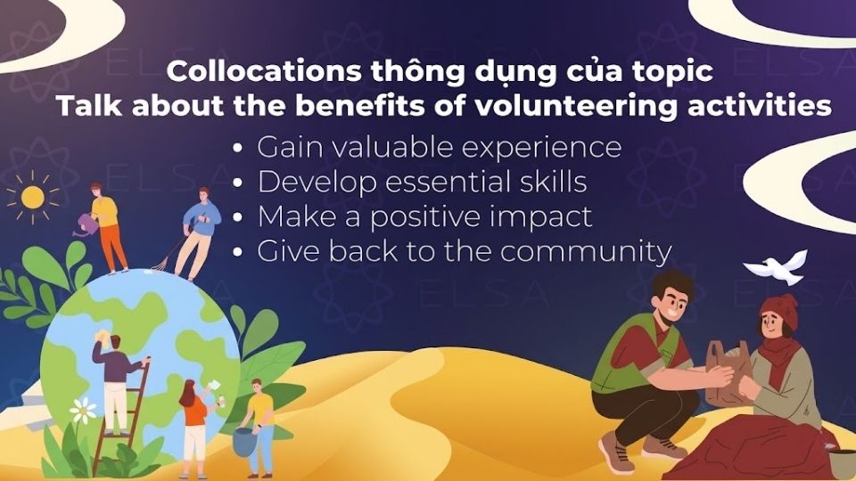 Tổng hợp các Collocation thông dụng cho chủ đề Volunteering activites