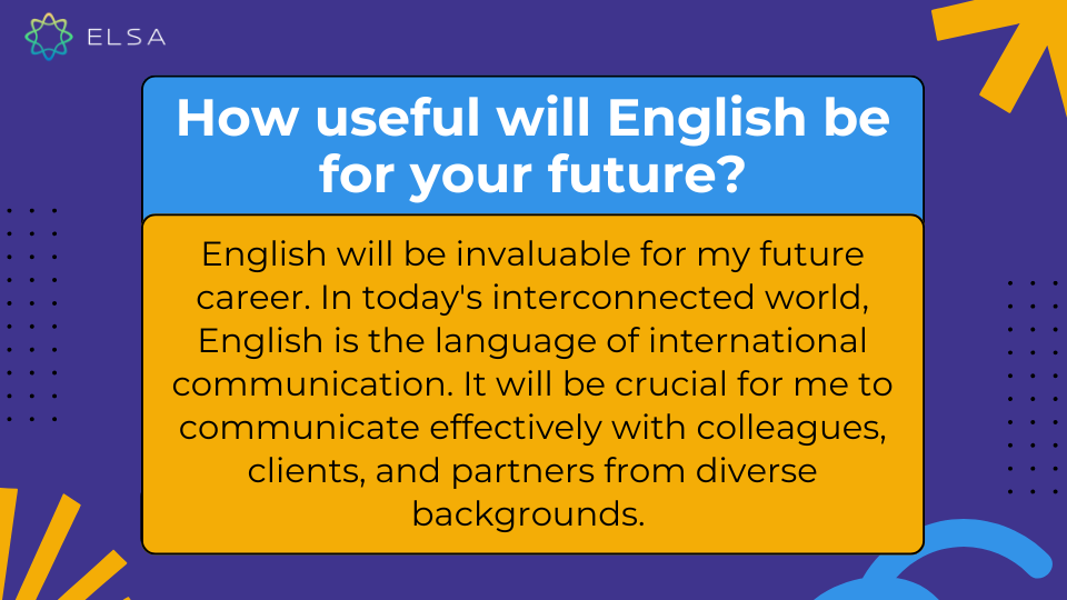 How useful will English be for your future? How useful will English be for your future?