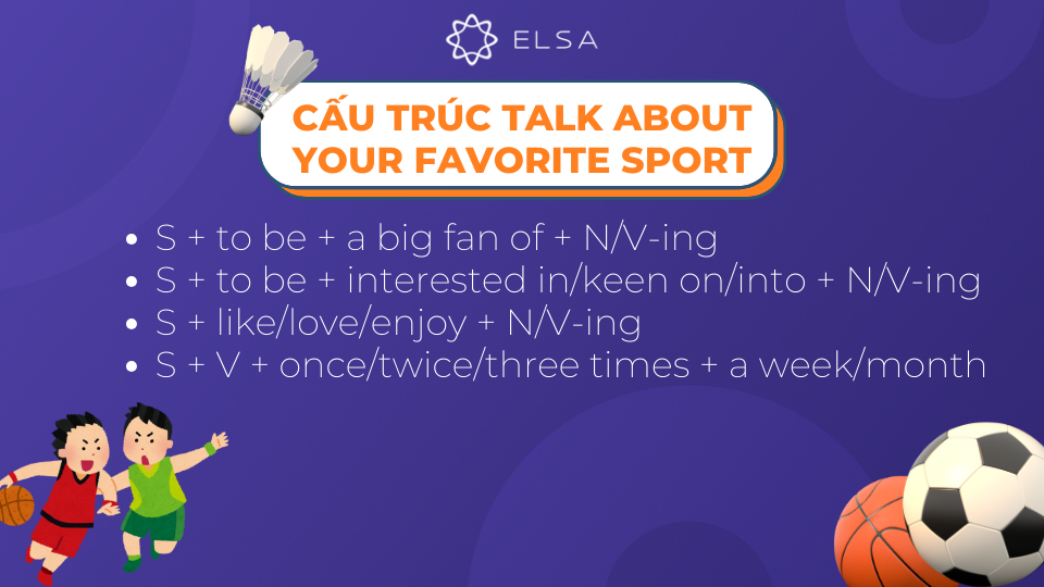Một số cấu trúc thường gặp về chủ đề Sport