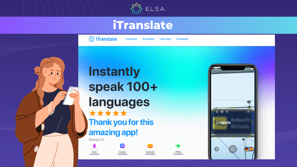 App dịch tiếng Anh băng hình ảnh iTranslate App dịch tiếng Anh băng hình ảnh iTranslate
