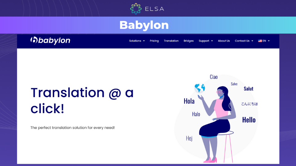 Babylon là web từ điển và dịch tự động tuyệt vời Babylon là web từ điển và dịch tự động tuyệt vời