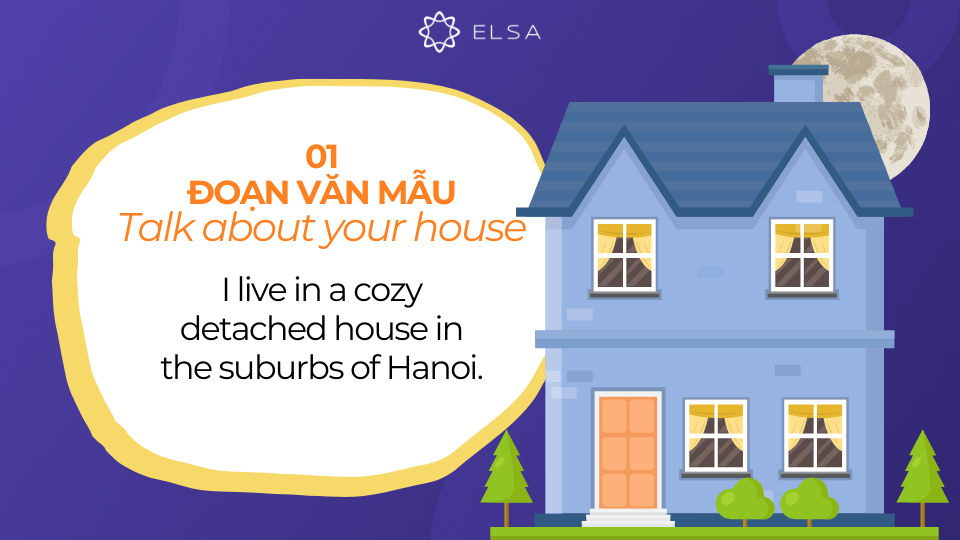 Đoạn văn mẫu số 1 của topic Talk about your house Đoạn văn mẫu số 1 của topic Talk about your house