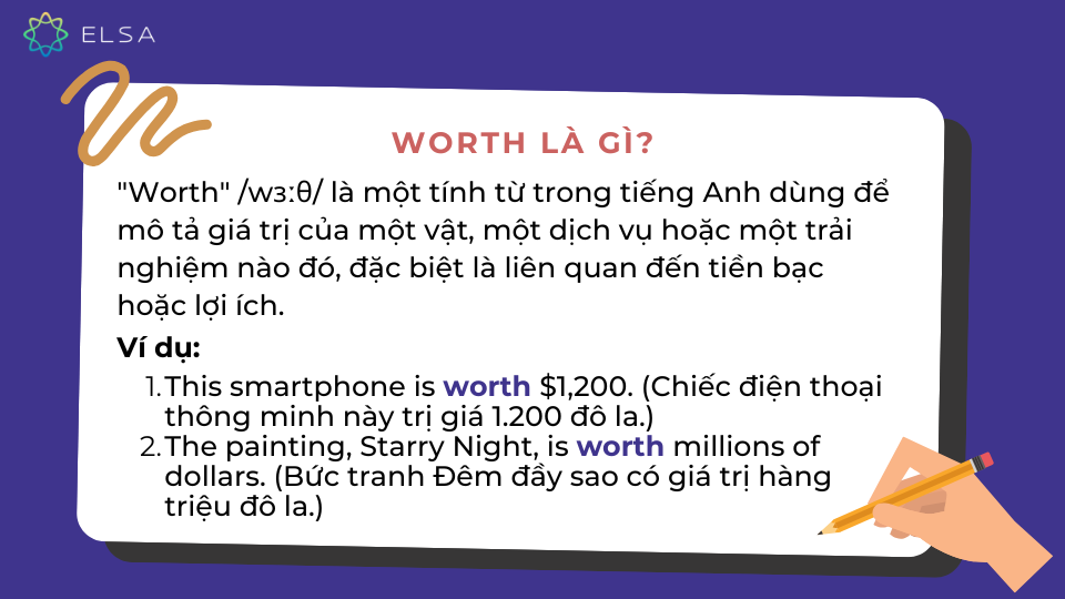 Định nghĩa về Worth và ví dụ minh họa Định nghĩa về Worth và ví dụ minh họa