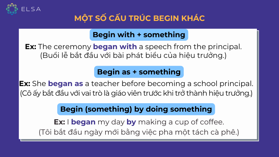 Một số cấu trúc Begin khác Một số cấu trúc Begin khác