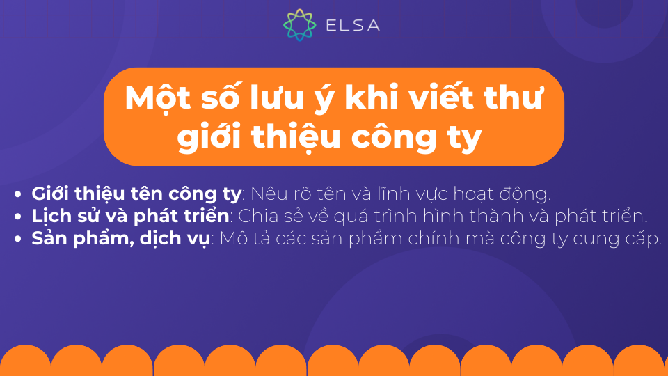 Một số lưu ý khi viết thư giới thiệu công ty bằng tiếng Anh