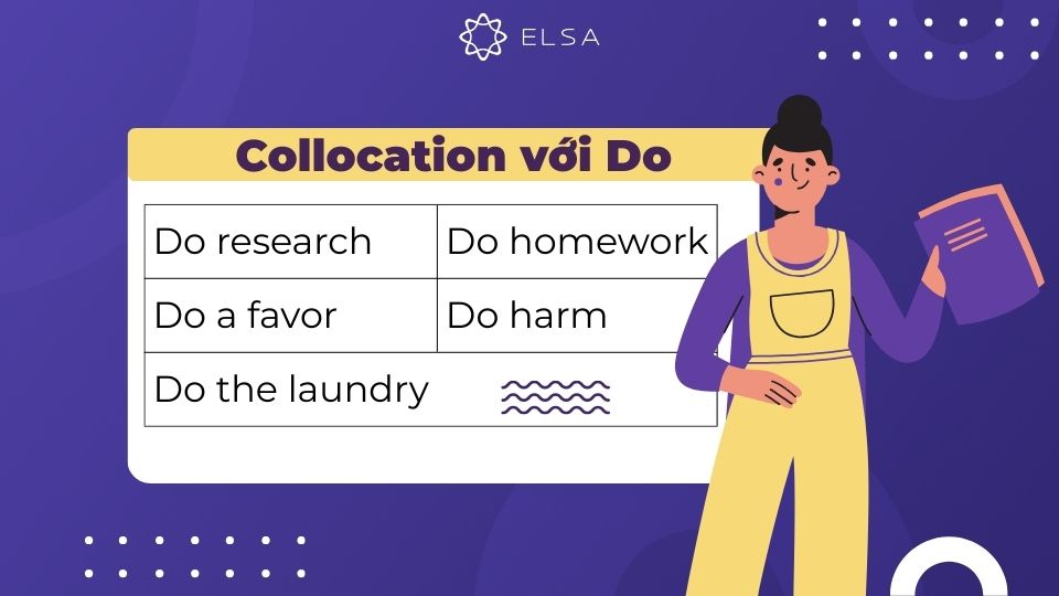 Collocation với động từ do Collocation với động từ do