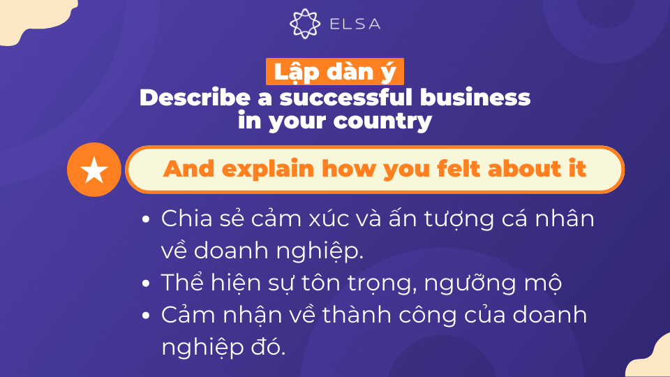 Dàn ý về giải thích cảm nhận của bạn về doanh nghiệp Dàn ý về giải thích cảm nhận của bạn về doanh nghiệp