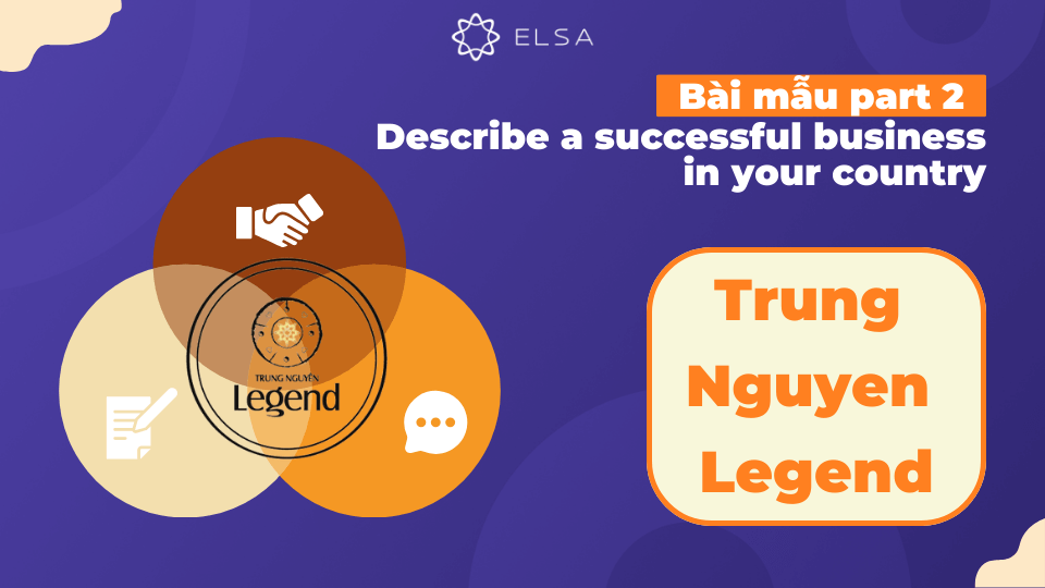 Bài mẫu về topic Describe a successful business in your country - Trung Nguyên Legend Bài mẫu về topic Describe a successful business in your country - Trung Nguyên Legend