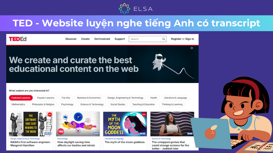 Luyện nói tiếng anh online với TED Talk Luyện nói tiếng anh online với TED Talk