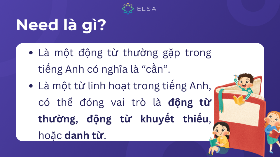 Need là gì? và vai trò của need trong câu Need là gì? và vai trò của need trong câu