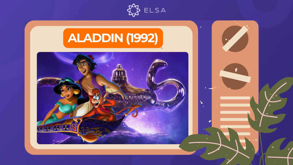 Phim hoạt hình tiếng Anh: Aladdin – Aladdin và cây đèn thần (1992)