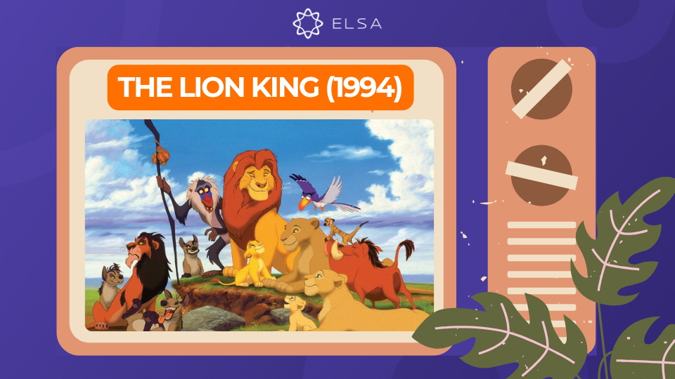 Phim hoạt hình tiếng Anh: The Lion King – Vua sư tử (1994)
