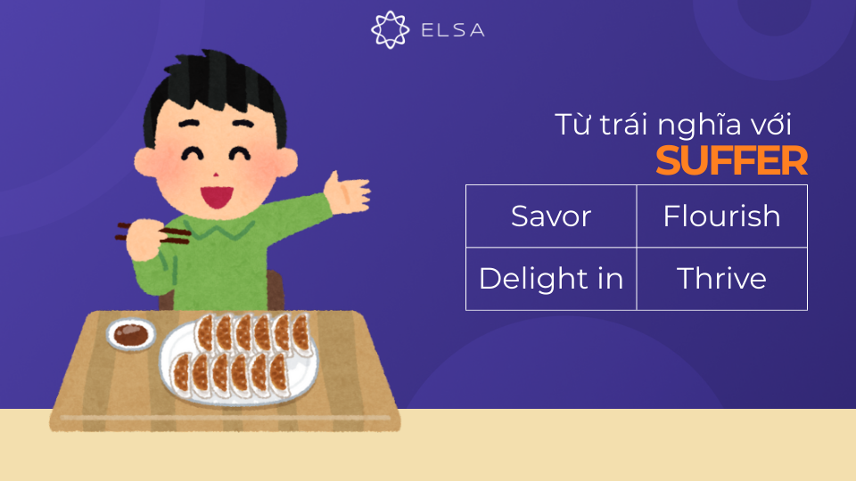 Một số từ trái nghĩa của suffer Một số từ trái nghĩa của suffer