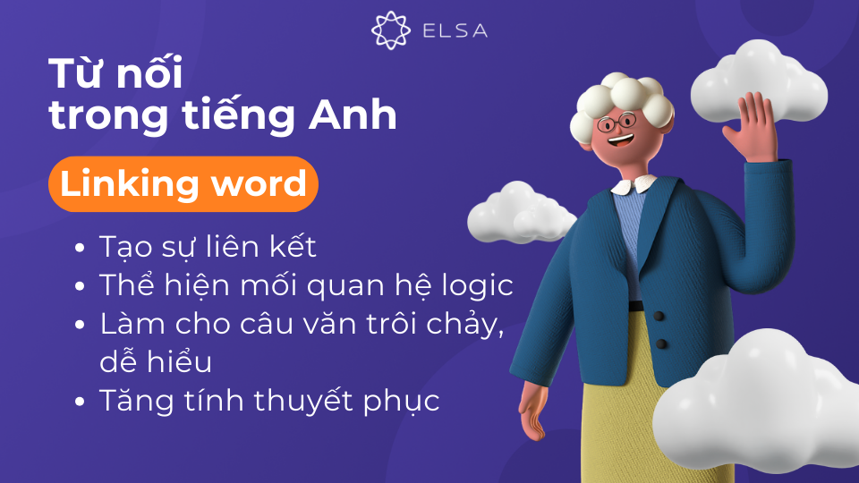 Từ nối (Linking words) được sử dụng để kết nối các từ, cụm từ, mệnh đề hoặc câu lại với nhau Từ nối (Linking words) được sử dụng để kết nối các từ, cụm từ, mệnh đề hoặc câu lại với nhau