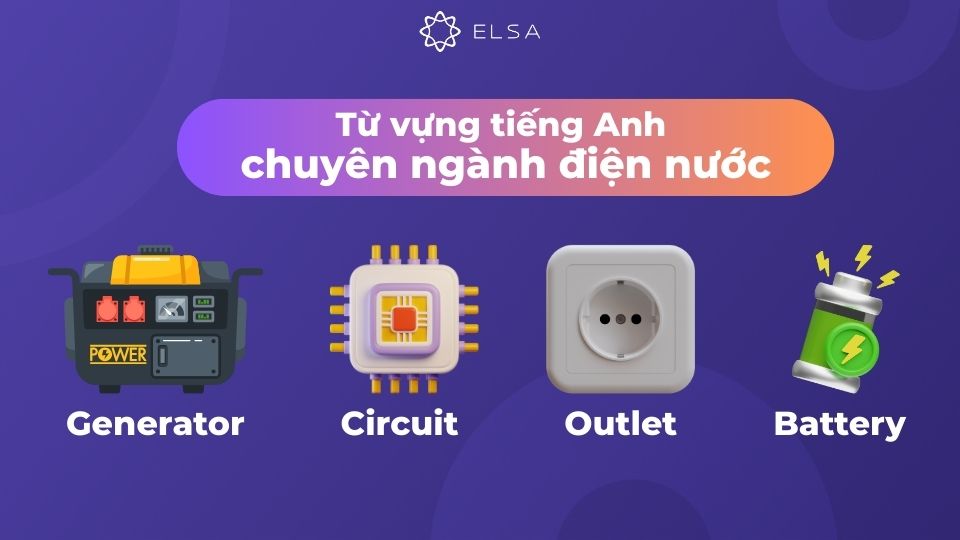 Từ vựng tiếng Anh chuyên ngành điện nước Từ vựng tiếng Anh chuyên ngành điện nước