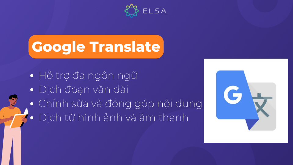 Google Translate là một trong những công cụ dịch thuật phổ biến Google Translate là một trong những công cụ dịch thuật phổ biến