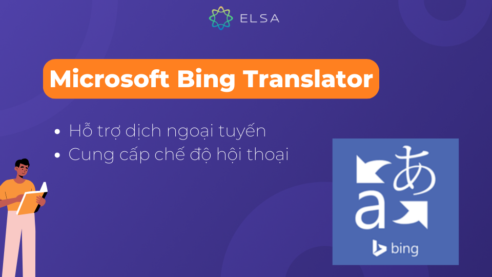Microsoft Bing Translator tích hợp nhiều tính năng từ dịch văn bản đến nhận diện giọng nói