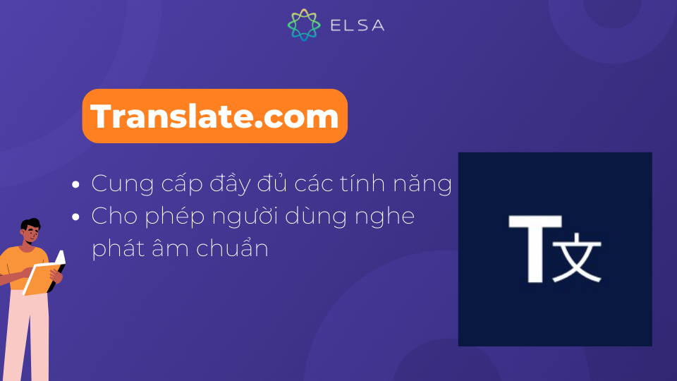 Translate.com là một công cụ dịch thuật đáng tin cậy, hỗ trợ lên đến 75 ngôn ngữ khác nhau Translate.com là một công cụ dịch thuật đáng tin cậy, hỗ trợ lên đến 75 ngôn ngữ khác nhau