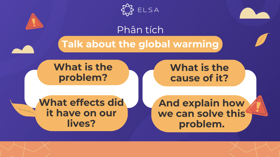 Phân tích topic Talk about the global warming Phân tích topic Talk about the global warming