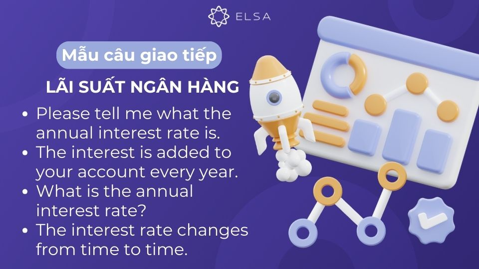 Mẫu câu giao tiếp tiếng Anh về lãi suất ngân hàng Mẫu câu giao tiếp tiếng Anh về lãi suất ngân hàng