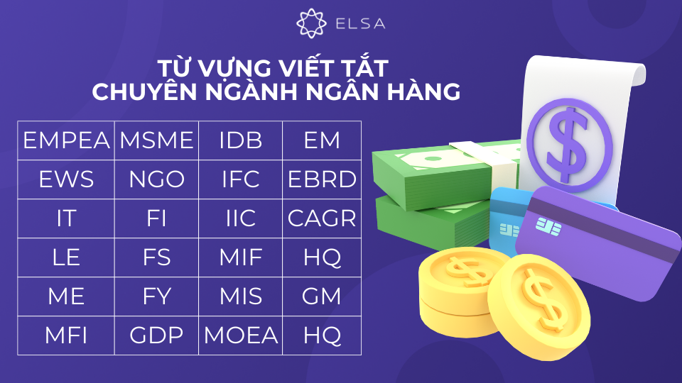 Từ vựng viết tắt chuyên ngành ngân hàng Từ vựng viết tắt chuyên ngành ngân hàng