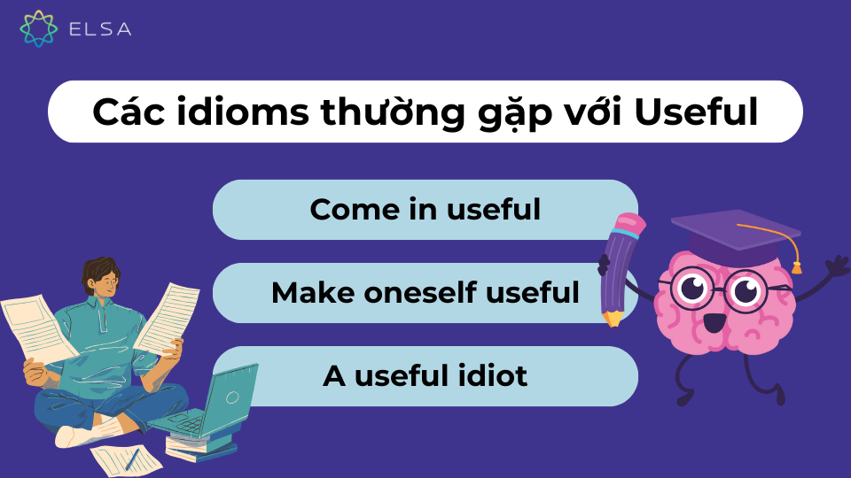 Các idioms thường gặp với Useful Các idioms thường gặp với Useful