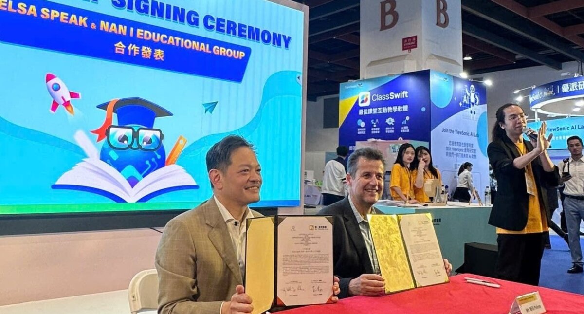 ELSA Partners with Taiwan’s Leading Educational Publisher with 70 Years of Excellence