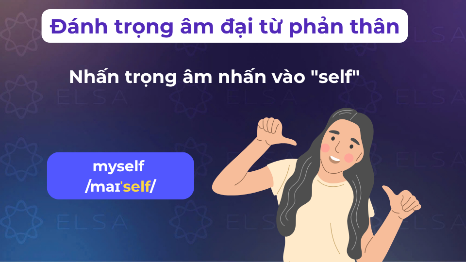 Quy tắc đánh trọng âm đại từ phản thân