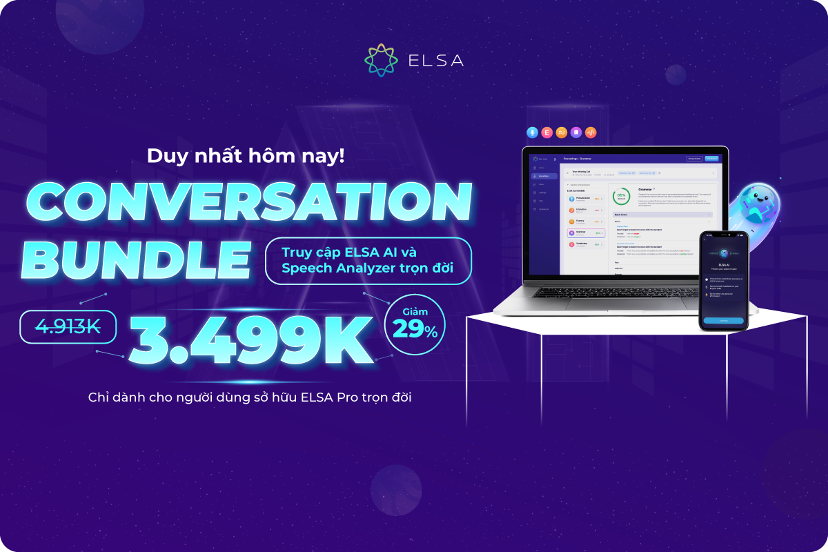Conversation Bundle: Giao tiếp đỉnh cao cùng AI – Giảm 29%