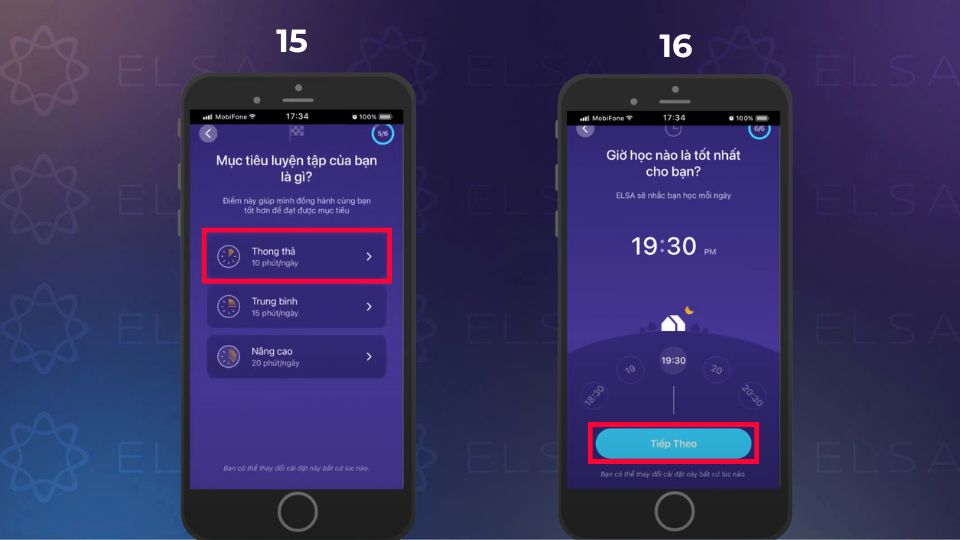 Cách tải ELSA Speak cho hệ điều hành iOS - bước 15, 16