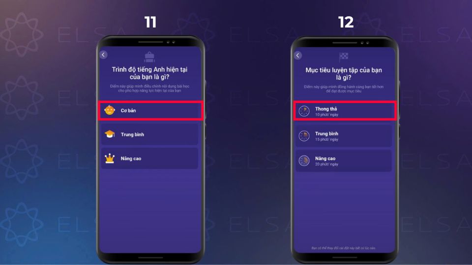 Cách tải ELSA Speak cho hệ điều hành Android - bước 11, 12