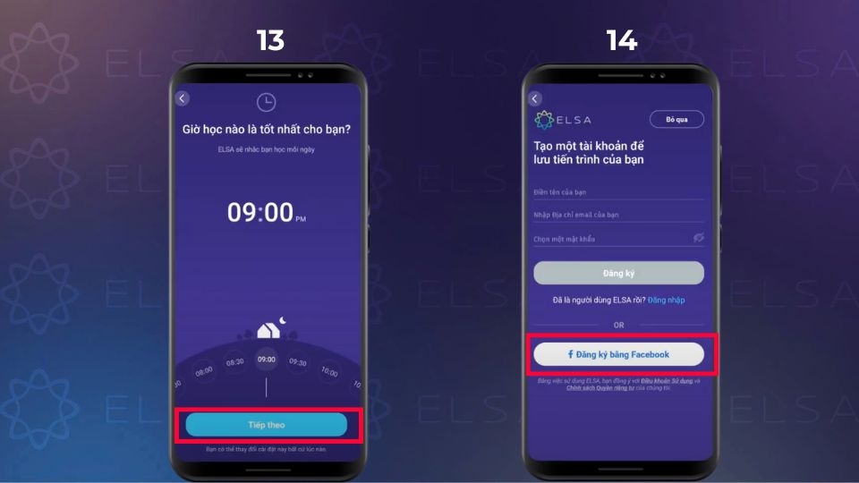 Cách tải ELSA Speak cho hệ điều hành Android - bước 13, 14