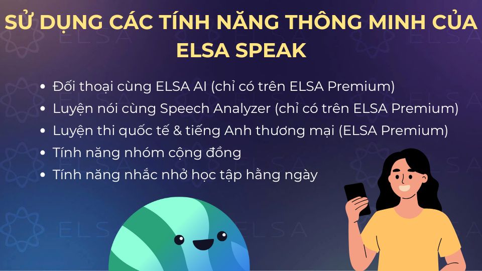 Những tính năng thông minh của ELSA Speak
