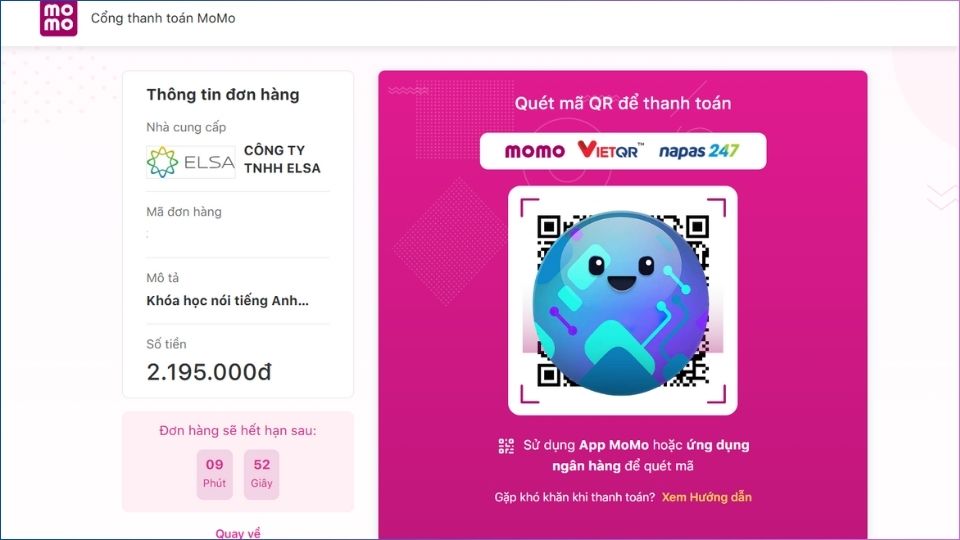 Hướng dẫn mua tài khoản ELSA Speak giá rẻ qua website - bước 5