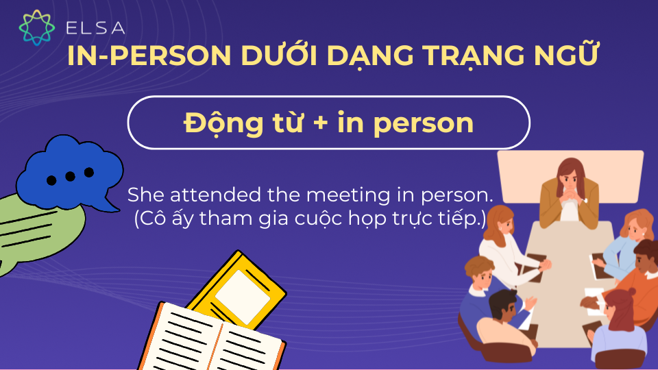 Cấu trúc in person dưới dạng trạng từ Cấu trúc in person dưới dạng trạng từ