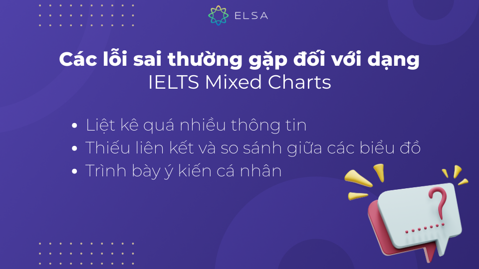 Một số lỗi sai thường gặp đối với dạng IELTS Mixed Charts Một số lỗi sai thường gặp đối với dạng IELTS Mixed Charts