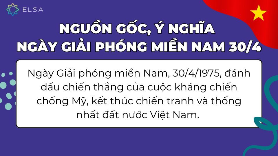 Ngày Giải phóng miền Nam đánh dấu chiến thắng của cuộc kháng chiến chống Mỹ Ngày Giải phóng miền Nam đánh dấu chiến thắng của cuộc kháng chiến chống Mỹ