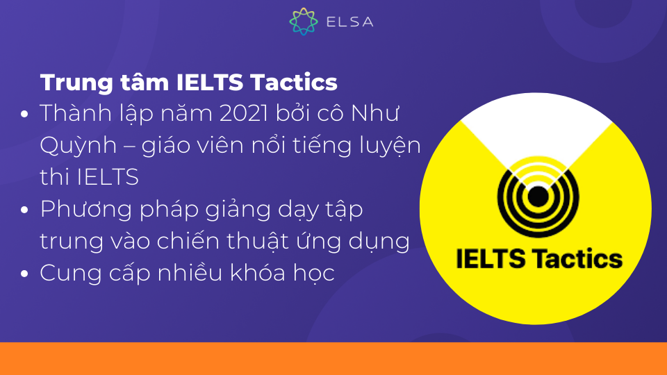 IELTS Tactics cung cấp nhiều khóa học phong phú để đáp ứng nhu cầu của học viên IELTS Tactics cung cấp nhiều khóa học phong phú để đáp ứng nhu cầu của học viên