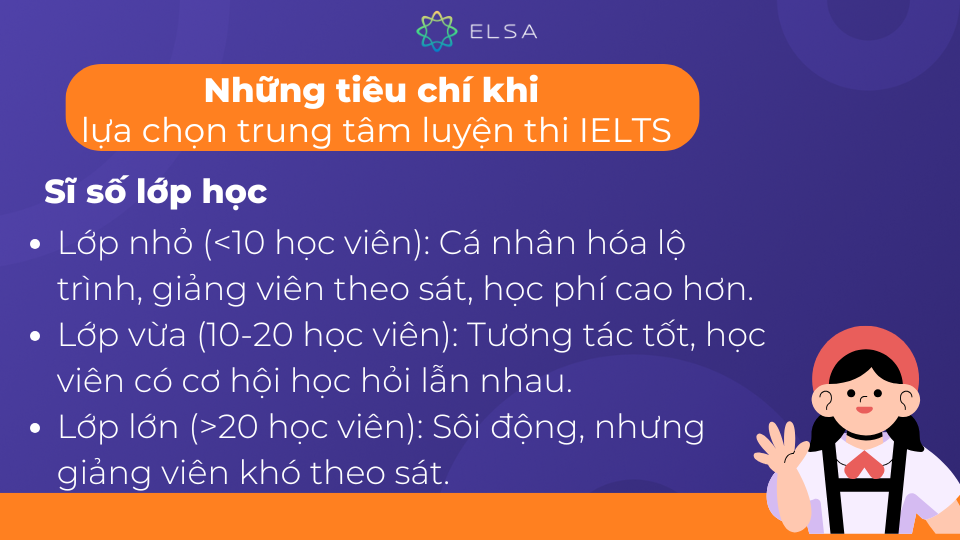Số lượng học viên trong một lớp ảnh hưởng trực tiếp đến hiệu quả học tập Số lượng học viên trong một lớp ảnh hưởng trực tiếp đến hiệu quả học tập
