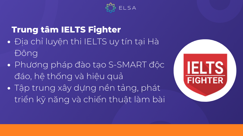 IELTS Fighter là một địa chỉ uy tín trong lĩnh vực luyện thi IELTS tại Hà Đông IELTS Fighter là một địa chỉ uy tín trong lĩnh vực luyện thi IELTS tại Hà Đông