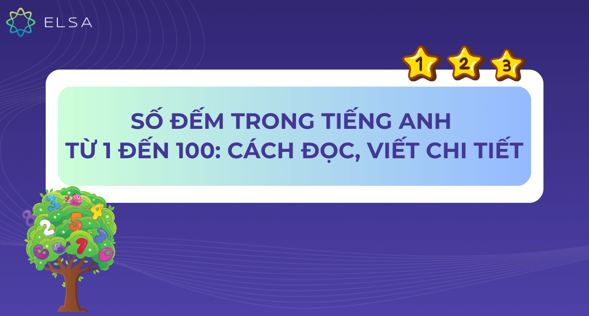 Số đếm trong tiếng Anh từ 1 đến 100: Cách đọc, viết chi tiết