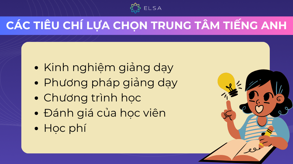 Những tiêu chí cần có khi chọn trung tâm tiếng Anh tại quận 12 Những tiêu chí cần có khi chọn trung tâm tiếng Anh tại quận 12