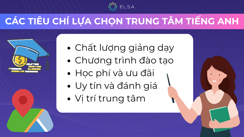 Một vài tiêu chí lựa chọn trung tâm chất lượng Một vài tiêu chí lựa chọn trung tâm chất lượng
