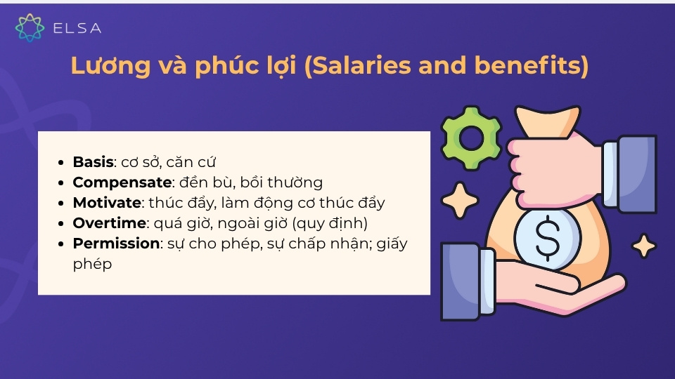 Từ vựng TOEIC về lương và phúc lợi